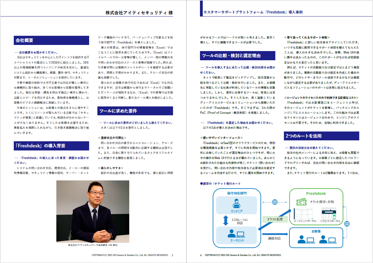 case Freshdesk itse sample